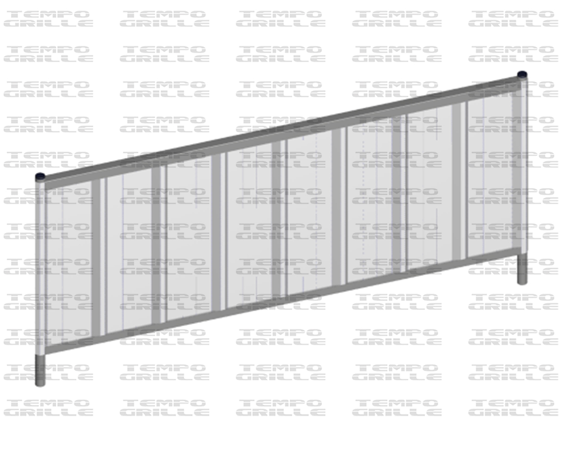 Clôture de chantier opaque HT 1M code article CMOPAQUE2x1BLANC