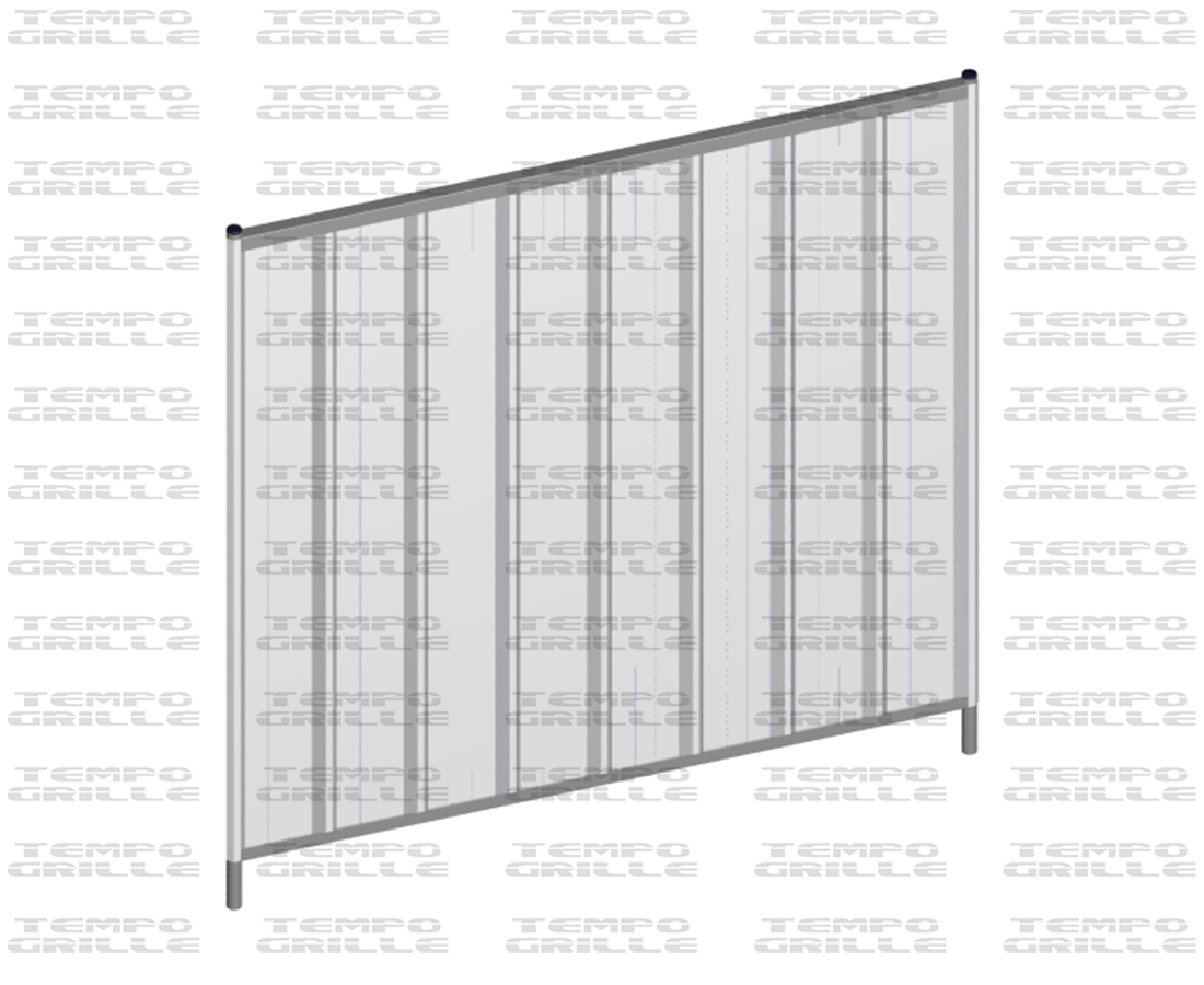 Clôture de chantier opaque HT 2M code article CMOPAQUE2x2BLANC